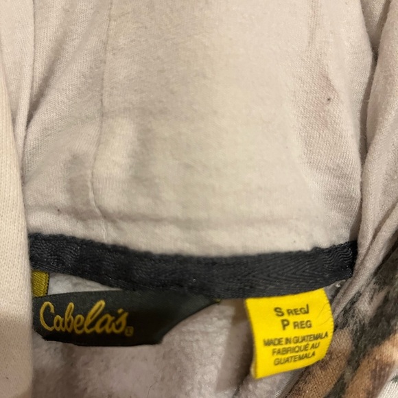 Cabela's Zonz Woodland Snow Camouflage Hoodie, size Small - Picture 6 of 8
